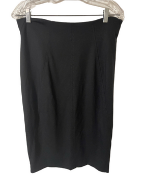 Marina Rinaldi Black Lined Skirt Size Medium